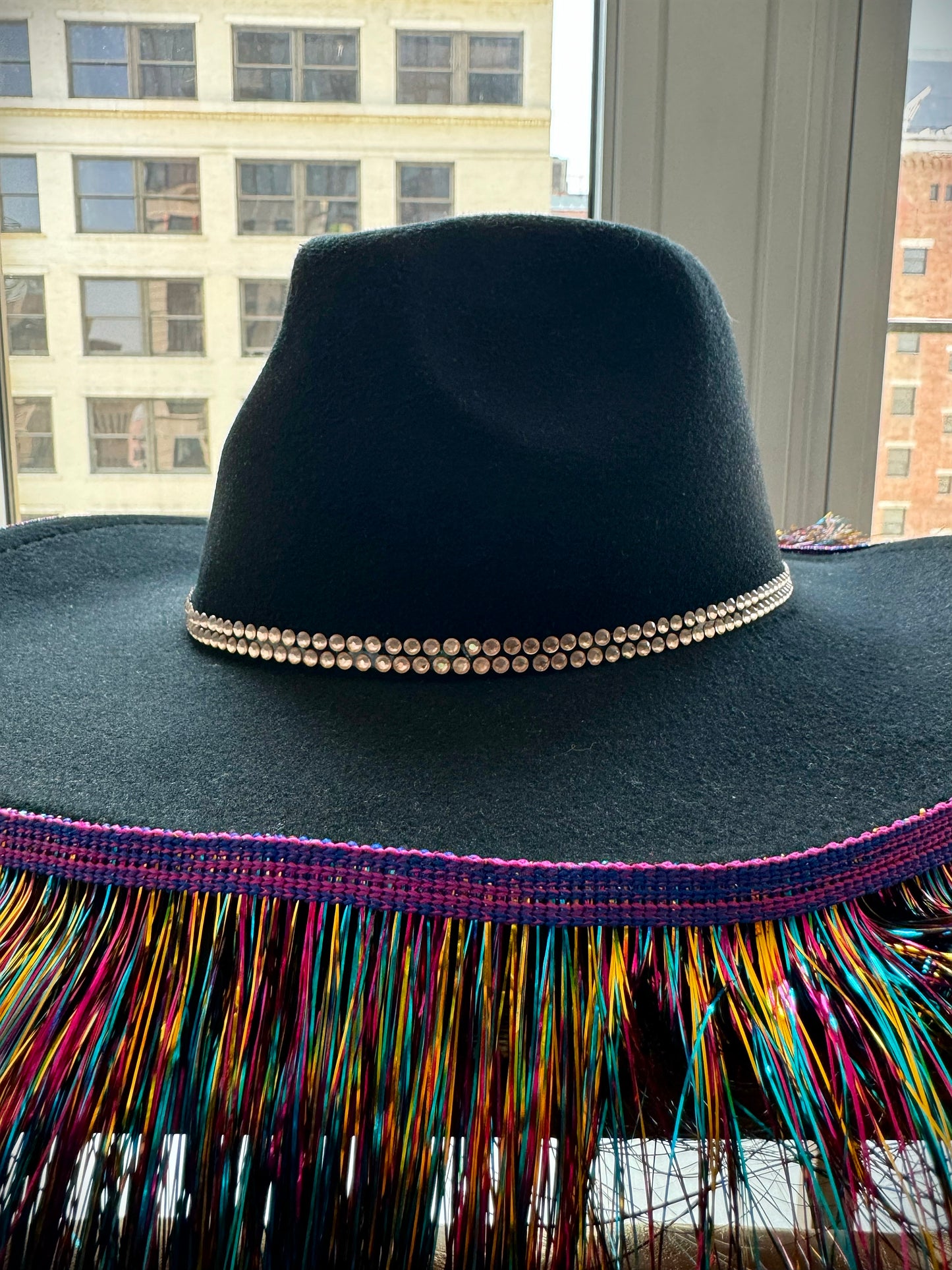 Queer Magic Rainbow Fringe Hat